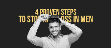4 Proven Steps To Stop Hair Loss In Men - Dari Mooch
