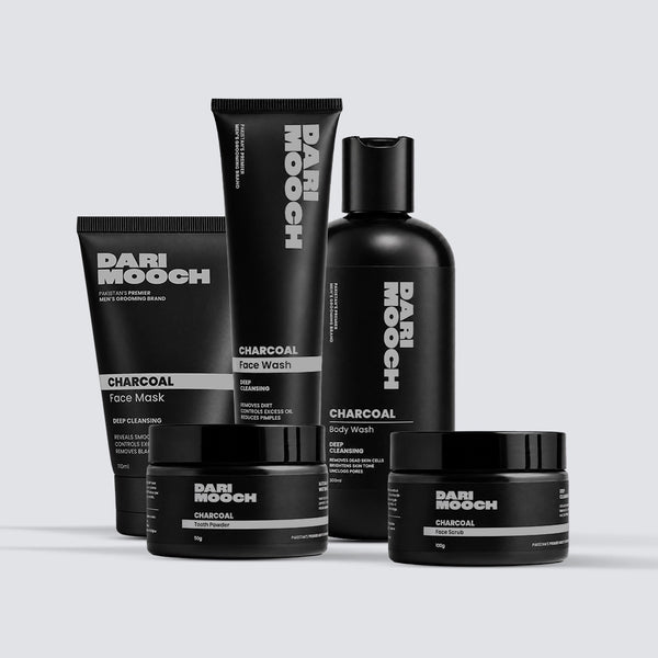 Charcoal Facewash + Charcoal Body Wash + Charcoal Toothpowder
