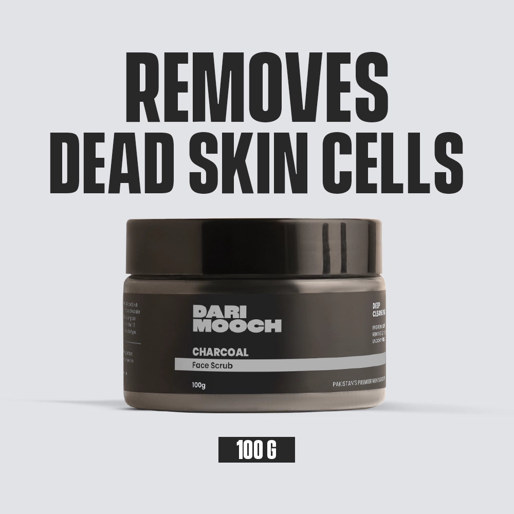 Charcoal Face Scrub – Dari Mooch