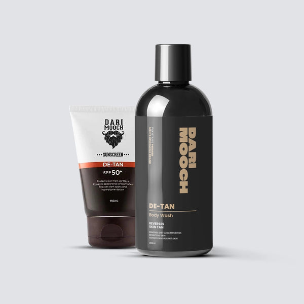 De-Tan Body Wash + De-Tan Sunscreen