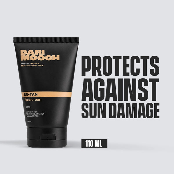 De-Tan Sunscreen SPF 50+ by Dari Mooch (110ml)