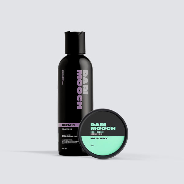 Hair Wax + Keratin Shampoo