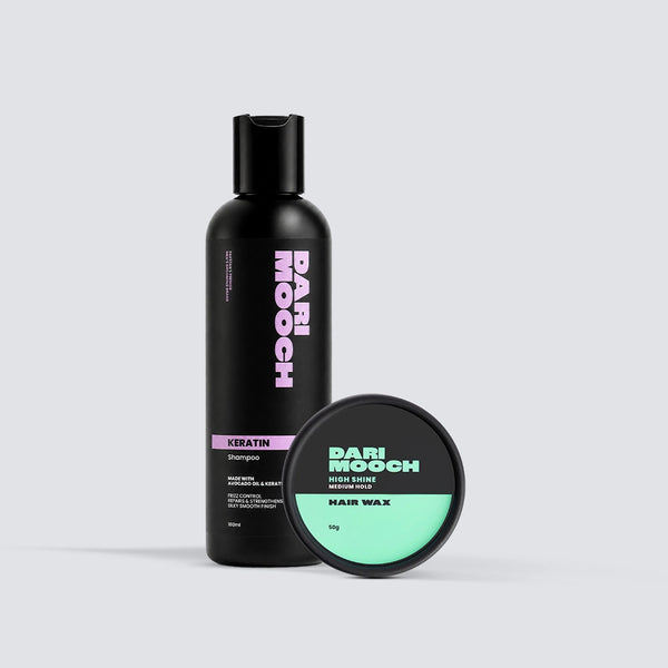 Hair Wax + Keratin Shampoo