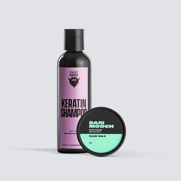 Hair Wax + Keratin Shampoo