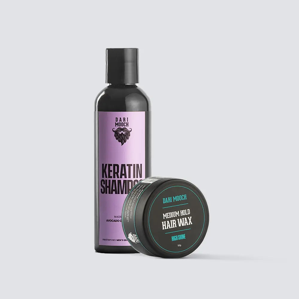 Hair Wax + Keratin Shampoo