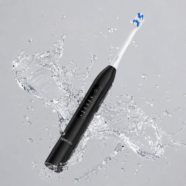 H2ofloss Sonic Sweep Electric-Toothbrush BT-02-Black