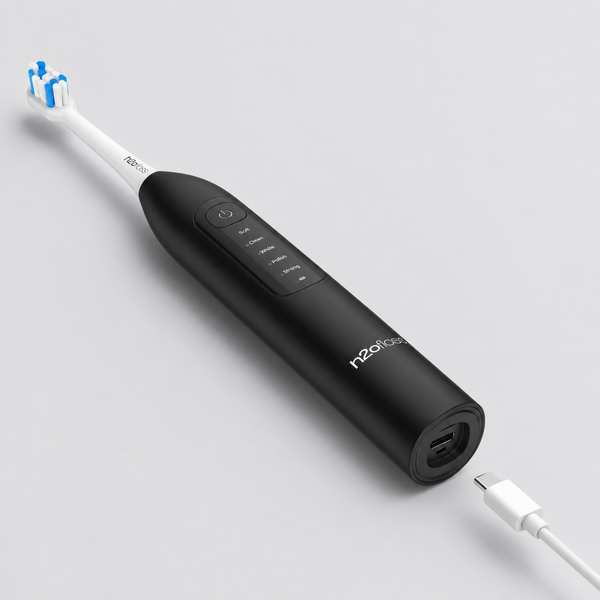 H2ofloss Sonic Sweep Electric-Toothbrush BT-02-Black