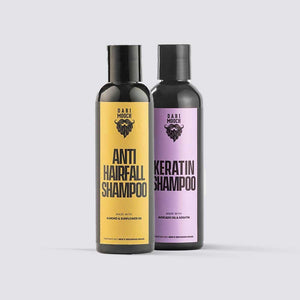 Keratin Shampoo + Anti Hair Fall Shampoo - Dari Mooch