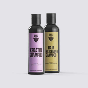 Keratin Shampoo + Hair Thickening Shampoo - Dari Mooch